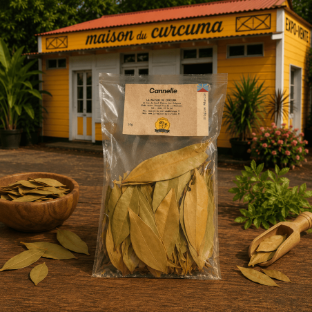 Feuilles de Cannelle 10 g – Cannelier de Chine | La Maison du Curcuma