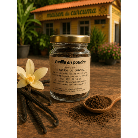 Vanille Bourbon de l'ile de la Réunion - par la Maison du Curcuma / Mémé Rivière