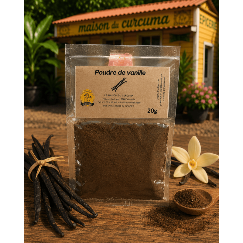 Vanille Bourbon de l'ile de la Réunion - par la Maison du Curcuma / Mémé Rivière