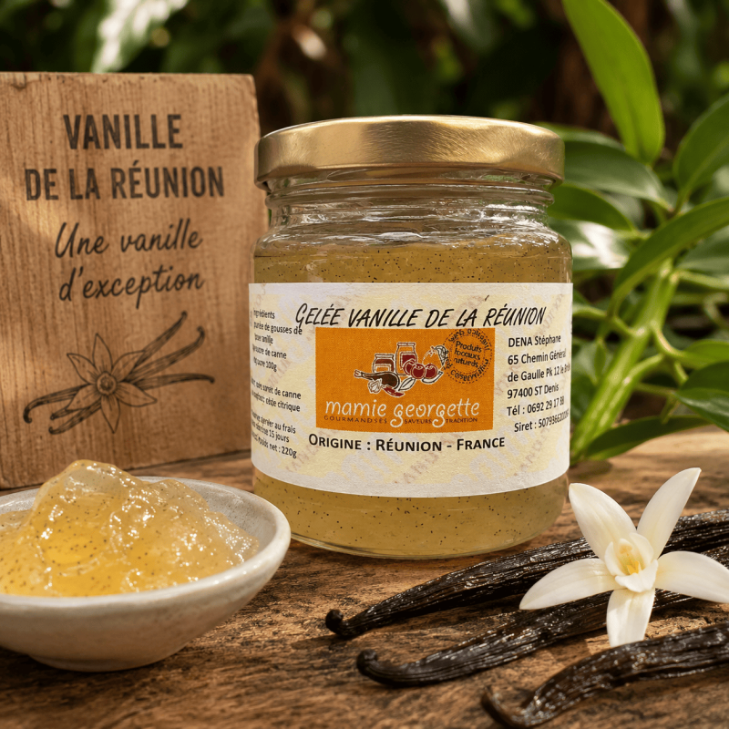 Gelée de Vanille Bourbon – Mamie Georgette | Produit rare de La Réunion