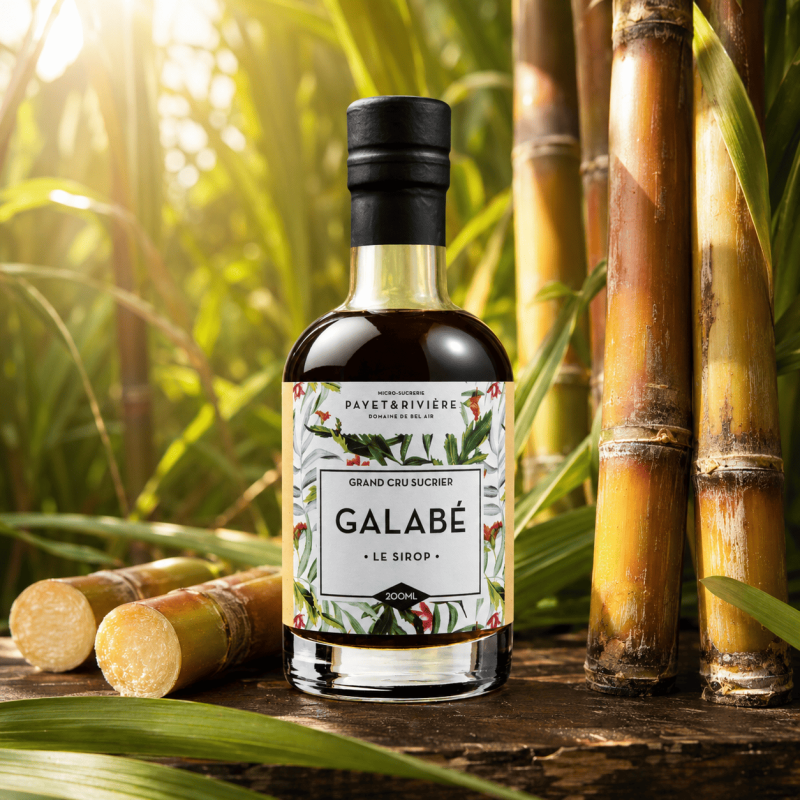 Payet & Rivière - Micro-Sucrerie Artisanale et Distillerie de Rhum à La Réunion et sa référence son sirop de Galabé.