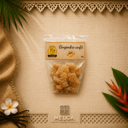 Gingembre Confit 50 g – La Maison du Curcuma | Gourmandise artisanale réunionnaise