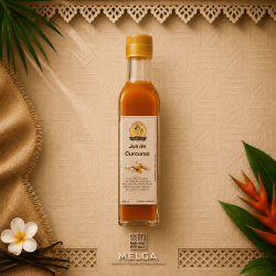 JUS DE CURCUMA ILE DE LA REUNION, Fraichement extrait des Rhizomes de Curcuma venant d'être extraits de la plantation.