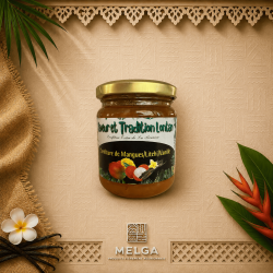 Confiture Extra Mangue Litchi Vanille – Confiture Artisanale Exotique | Saveur & Tradition Lontan