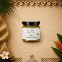 Pesto Basilic Moringa Bio – La Belle Cour | Île de la Réunion