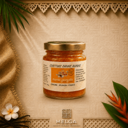 Confiture Papaye Ananas 120g – Mamie Georgette | Spécialité artisanale de La Réunion