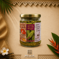 Achard massalé margoz – La Rasin des Ziles | Saveur Réunion