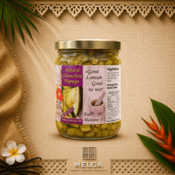 Achard chouchou papaye – La Rasin des Ziles | Saveur Réunion