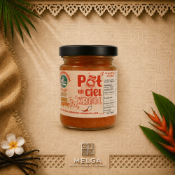 Achard Papaye Pimentée lactofermenté – Pot en Ciel Kréol | Saveurs créoles & probiotiques | MELGA.FR