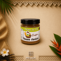 Confiture Banane Flambée – Ferme de L’Est | MELGA