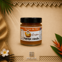Confiture Papaye Vanille – Ferme de L’Est | MELGA