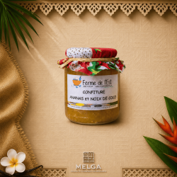 Confiture Ananas Coco – Ferme de L’Est | MELGA