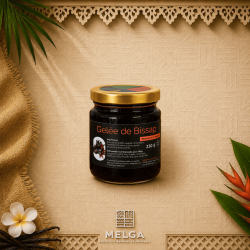 Gelée de Bissap Réunion 230g – Gelée artisanale hibiscus exotique
