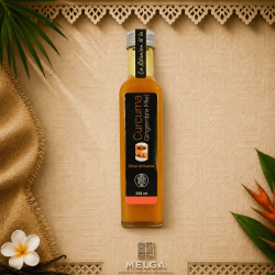 Sirop Curcuma Gingembre Miel – Nature & Gourmandises  Sirop artisanal Réunion 250 ml – Épicerie fine La Réunion