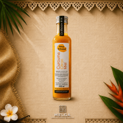 Sirop Curcuma Citron Miel – Nature & Gourmandises | Sirop artisanal Réunion
