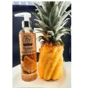 Le vinaigre d'ananas victoria de la Maison du Curcuma né de la collaboration entre la maître Vinaigrier CHAIX et Mémé Rivière