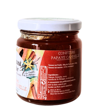CONFITURE PAPAYE CANNELLE - Le Goût Nout'Zarlor