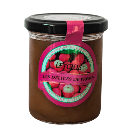 Les délices de Préma -  Confitures de Letchis confectionnée par notre championne des confiturières