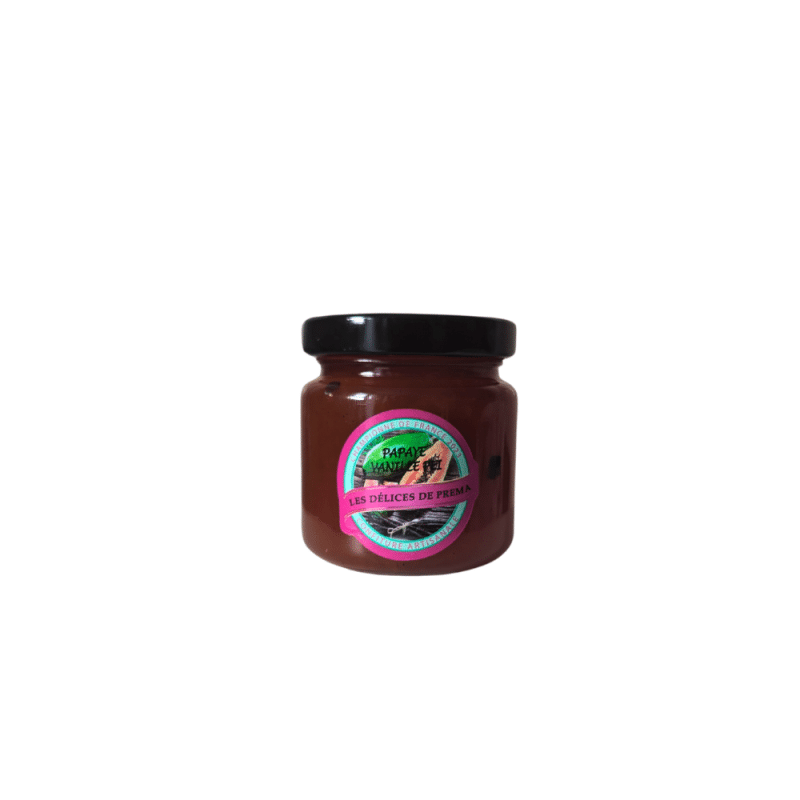CONFITURE PAPAYE VANILLE - Les délices de Préma Championne de France des Confiturière 2023