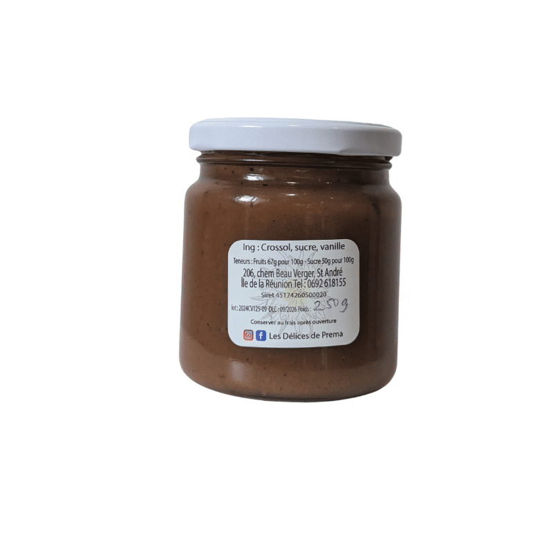 CONFITURE COROSSOL VANILLE - Les Délices de Préma championne de France des confituriers 2023