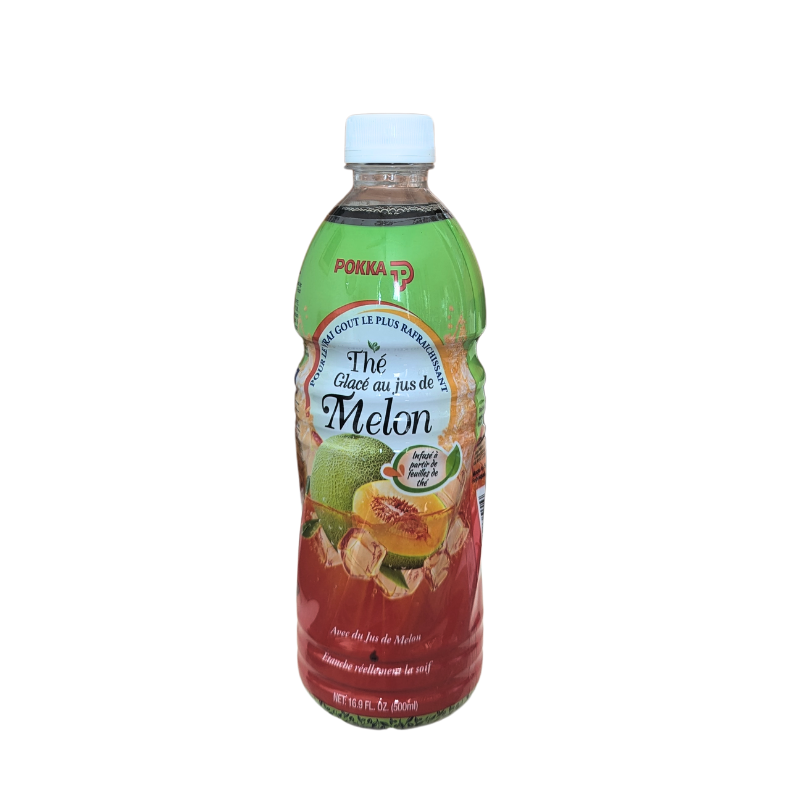 Thé glacé Pokka au jus de melon - Fraîcheur fruitée de La Réunion | MELGA.FR