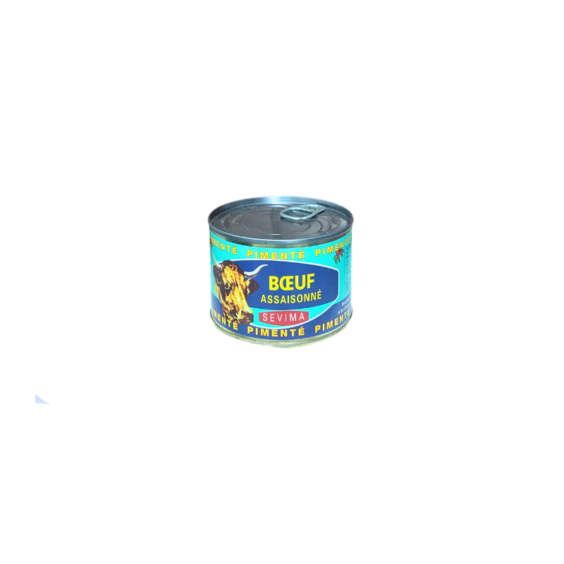 Bœuf pimenté SEVIMA 270 g – Boîte bœuf créole pour cari réunionnais