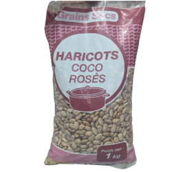 Haricots coco rosés - Grains créoles pour caris et rougails | MELGA.FR