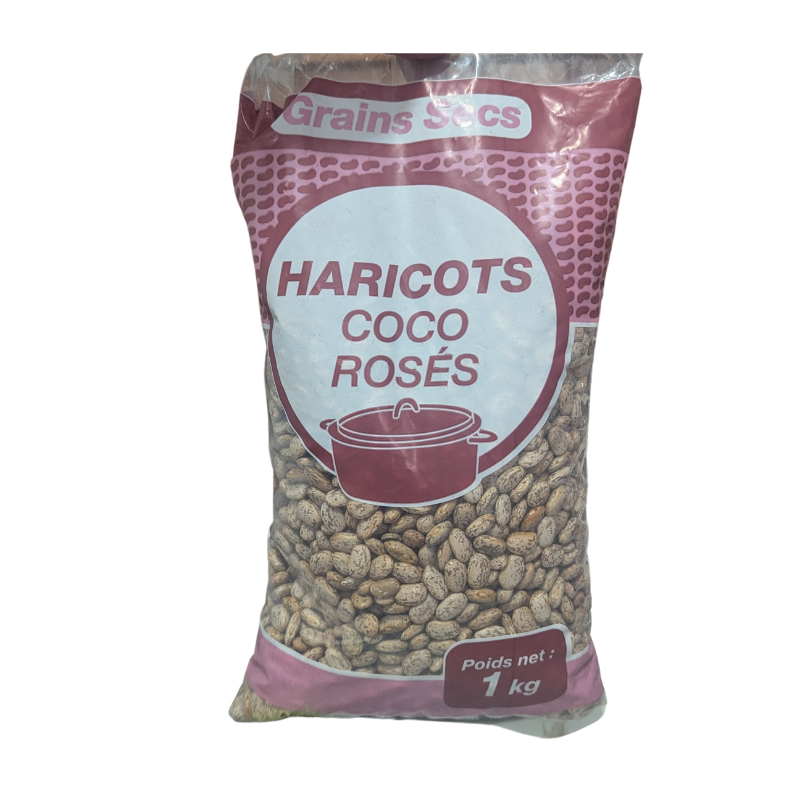 Haricots coco rosés - Grains créoles pour caris et rougails | MELGA.FR