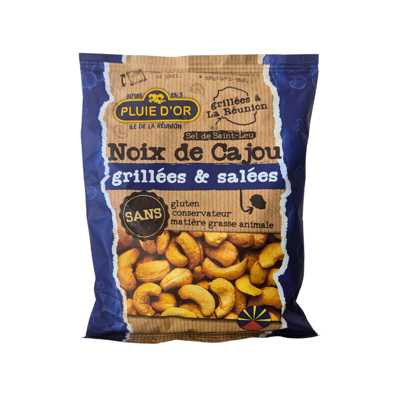Noix de Cajou grillées & salées Pluie d’Or - Apéritif péï - MELGA.FR