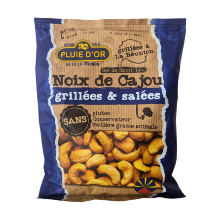 Noix de Cajou grillées & salées Pluie d’Or - Apéritif péï - MELGA.FR