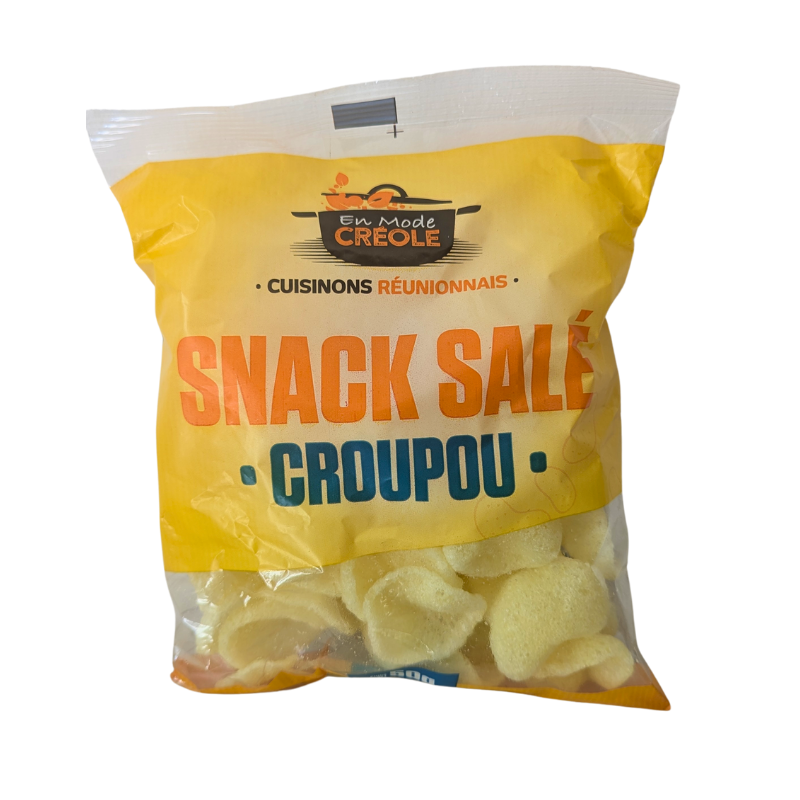 Snack Salé Croupou - Apéritif réunionnais croustillant - MELGA.FR