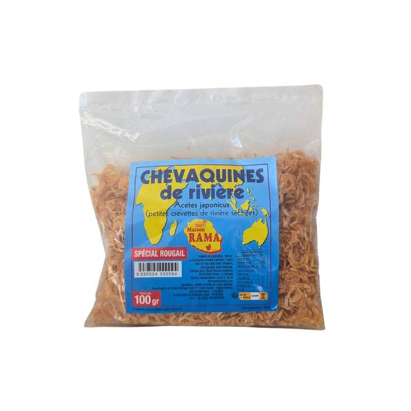 Chevaquines de rivière - Maison RAMA - Spécial rougail - MELGA.FR
