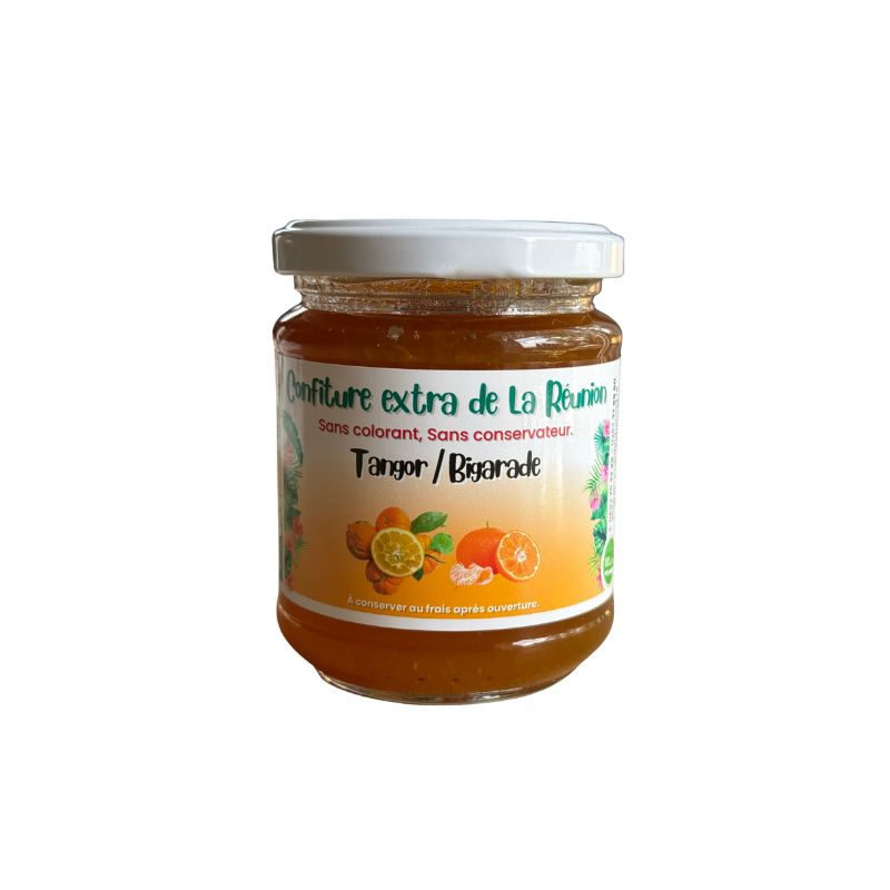Confiture Extra Tangor Bigarade – Confiture Artisanale aux Agrumes | Saveur & Tradition Lontan | MELGA.FR