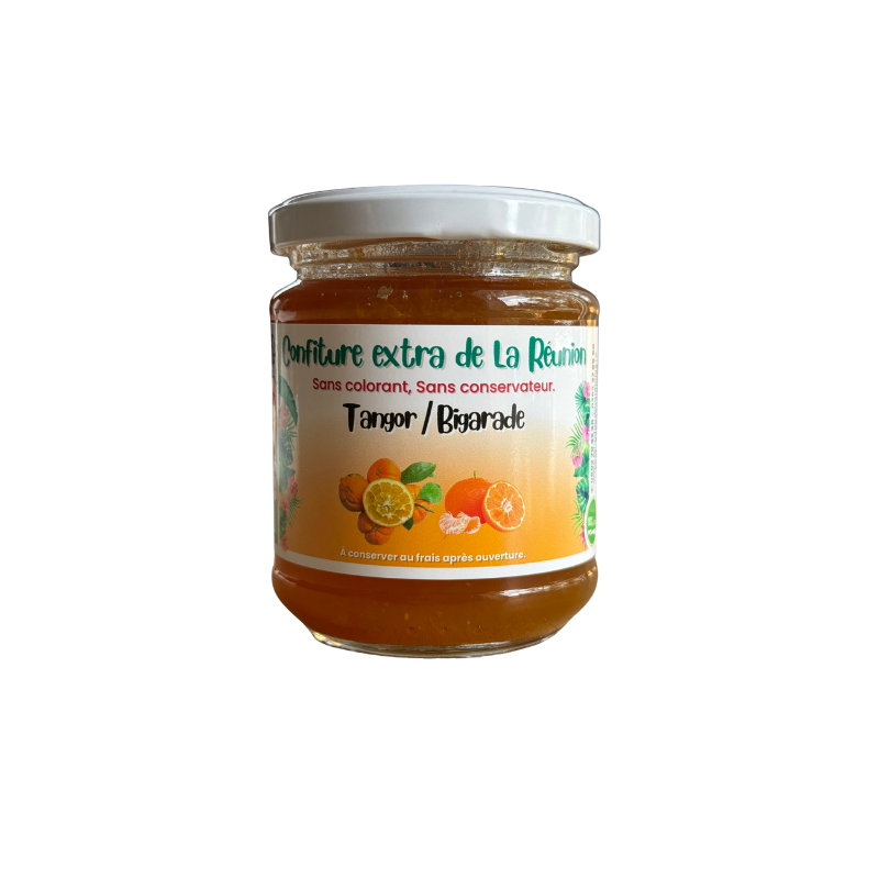 Confiture Extra Tangor Bigarade – Confiture Artisanale aux Agrumes | Saveur & Tradition Lontan | MELGA.FR