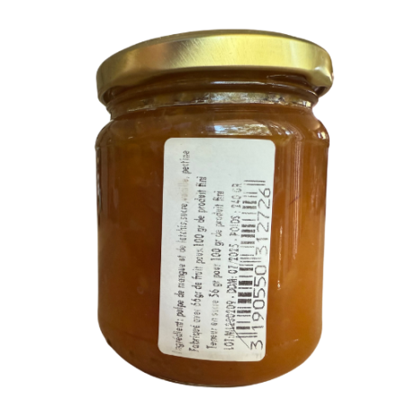 Confiture Extra Mangue Litchi Vanille – Confiture Artisanale Exotique | Saveur & Tradition Lontan