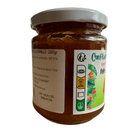 Confiture Extra Papaye Vanille BIO – Confiture Artisanale Bio | Saveur & Tradition Lontan | Le Rucher d’Autre Foies