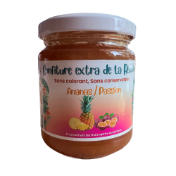 Confiture Extra Ananas Passion – Confiture Artisanale Exotique | Saveur & Tradition Lontan | Le Rucher d’Autre Foies