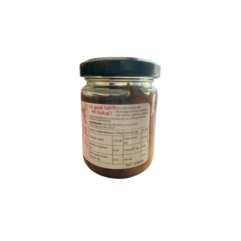 Confruit de Letchis lactofermenté – Pot en Ciel Kréol | Douceur créole & probiotiques naturels | MELGA.FR