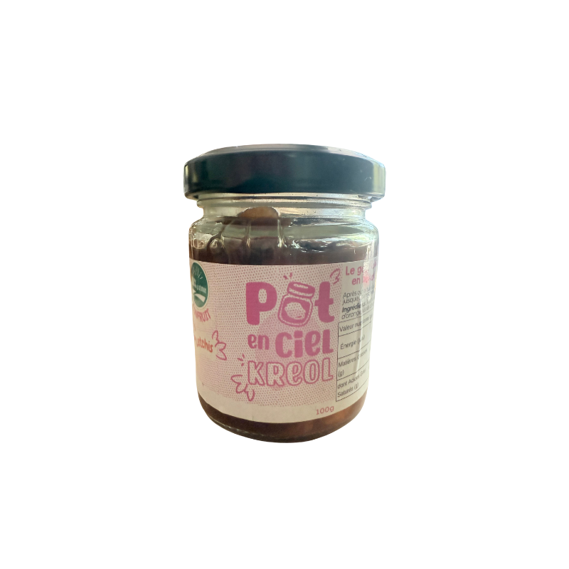 Confruit de Letchis lactofermenté – Pot en Ciel Kréol | Douceur créole & probiotiques naturels | MELGA.FR