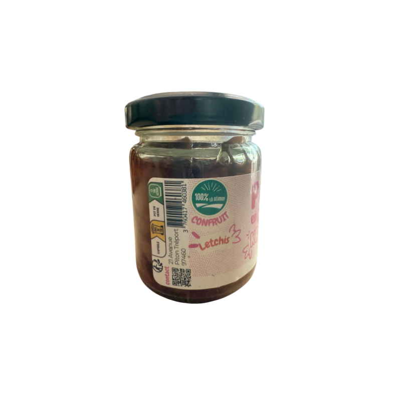 Confruit de Letchis lactofermenté – Pot en Ciel Kréol | Douceur créole & probiotiques naturels | MELGA.FR