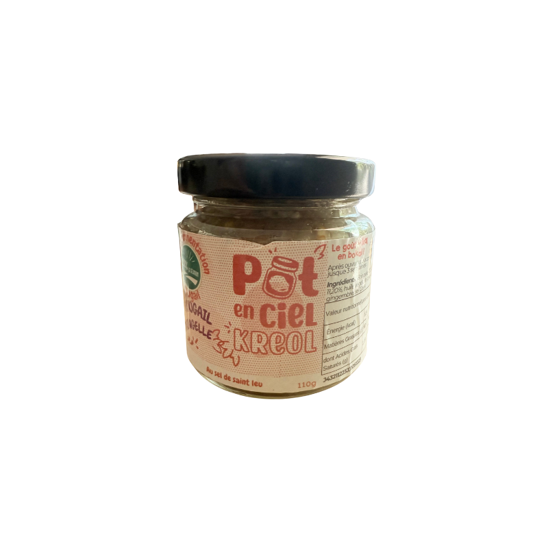 Rougail Bringelle lactofermenté – Pot en Ciel Kréol | Saveurs créoles & probiotiques | MELGA.FR