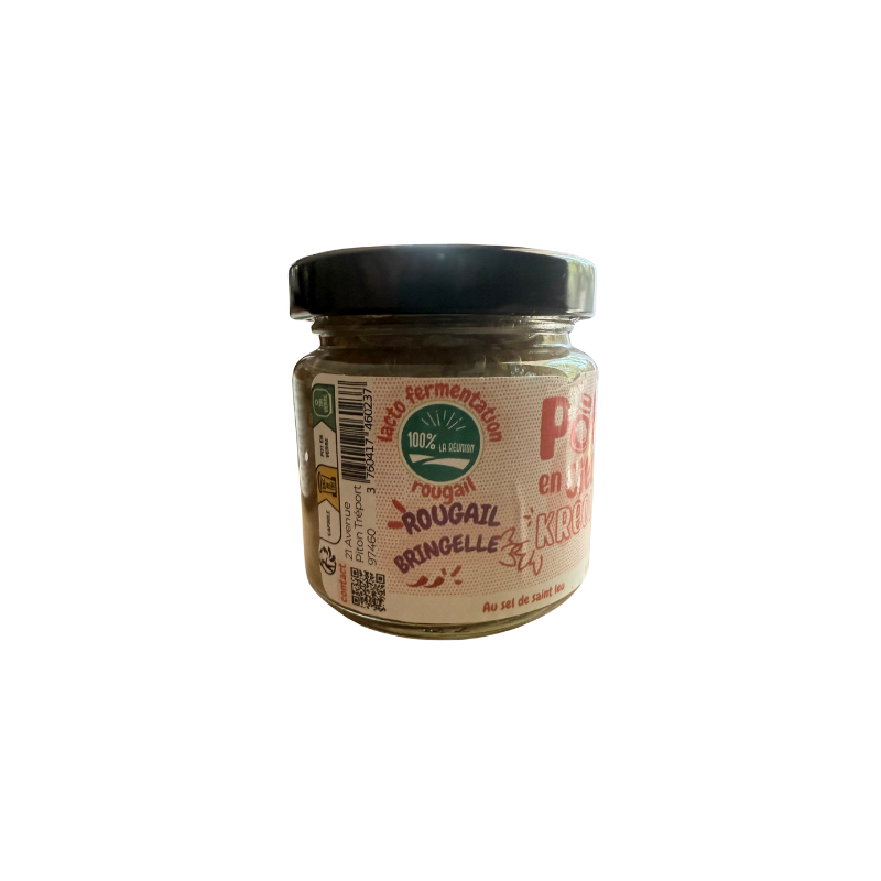 Rougail Bringelle lactofermenté – Pot en Ciel Kréol | Saveurs créoles & probiotiques | MELGA.FR