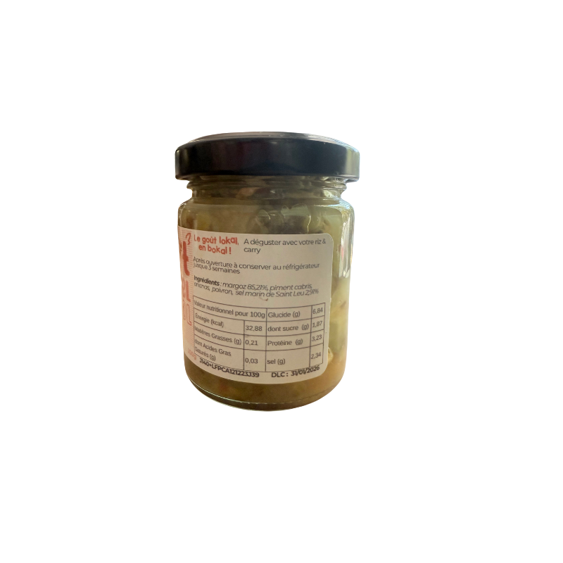 Rougail Margoze lactofermenté – Pot en Ciel Kréol | Probiotiques & saveurs Réunionnaises | MELGA.FR