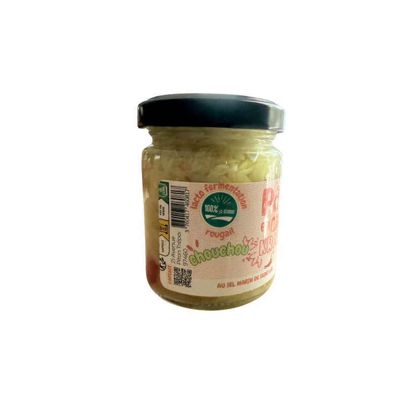 Rougail Chouchou lactofermenté – Pot en Ciel Kréol | Probiotiques & saveurs Réunionnaises | MELGA.FR