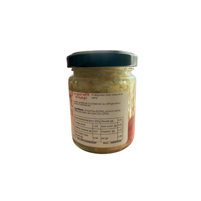 Rougail Chouchou lactofermenté – Pot en Ciel Kréol | Probiotiques & saveurs Réunionnaises | MELGA.FR
