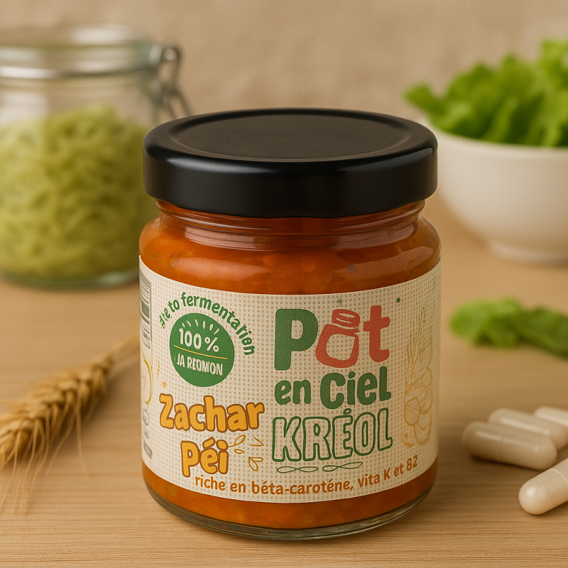 Zachar Péï lactofermenté – Pot en Ciel Kréol | Confiserie créole probiotique | MELGA.FR