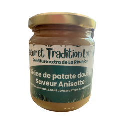 Confiture Extra Patate Douce Anisette – Confiture Artisanale Créative | Saveur & Tradition Lontan | Le Rucher d’Autre Foies