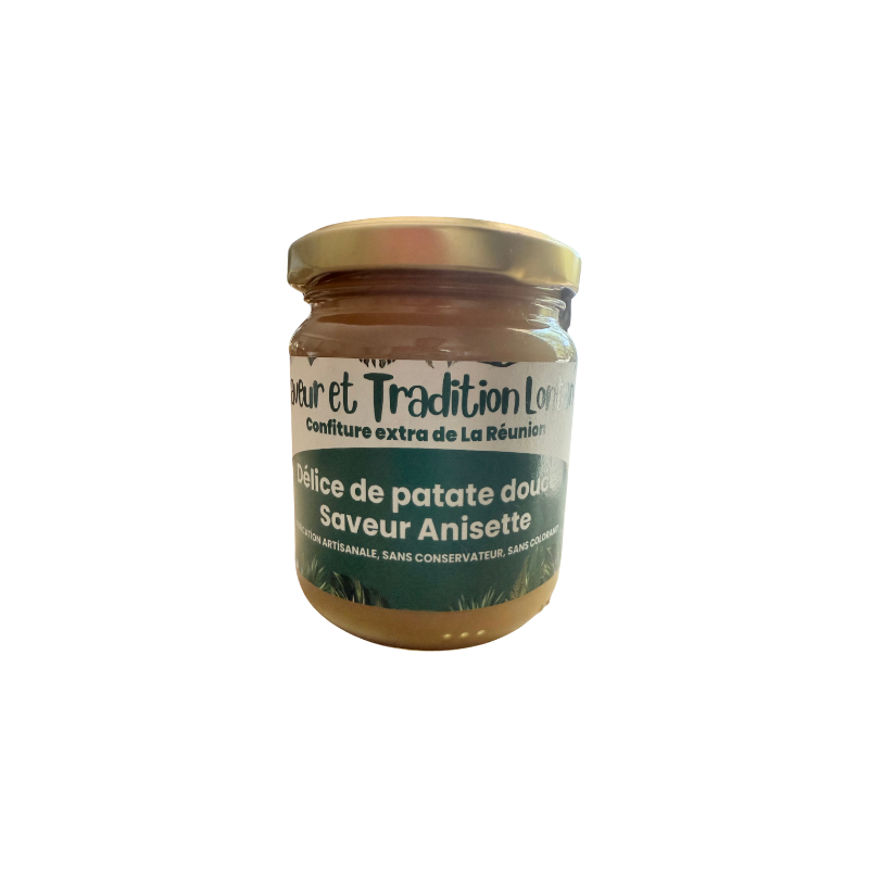 Confiture Extra Patate Douce Anisette – Confiture Artisanale Créative | Saveur & Tradition Lontan | Le Rucher d’Autre Foies