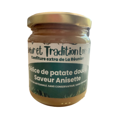 Confiture Extra Patate Douce Anisette – Confiture Artisanale Créative | Saveur & Tradition Lontan | Le Rucher d’Autre Foies